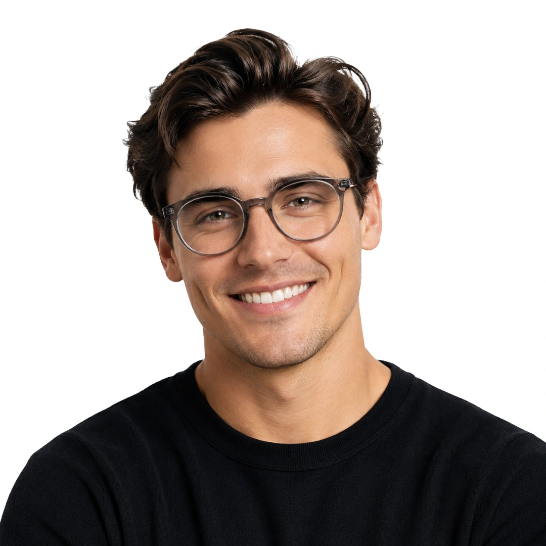 GREY JACK 1317 – Classic Rounded Full-Rim Eyeglasses-zoom-9