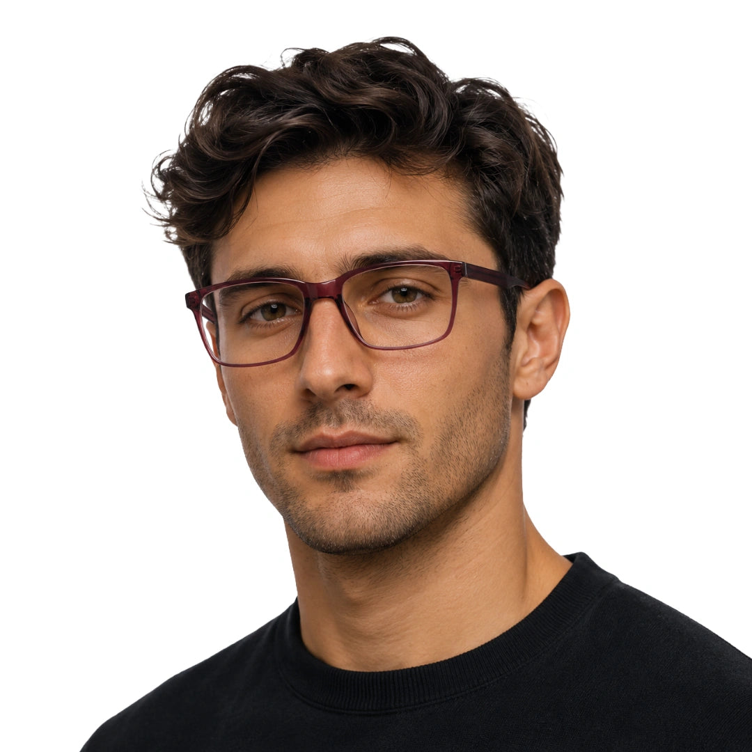 GREY JACK 1322 – Classic Rectangular Full-Rim Eyeglasses-zoom-7