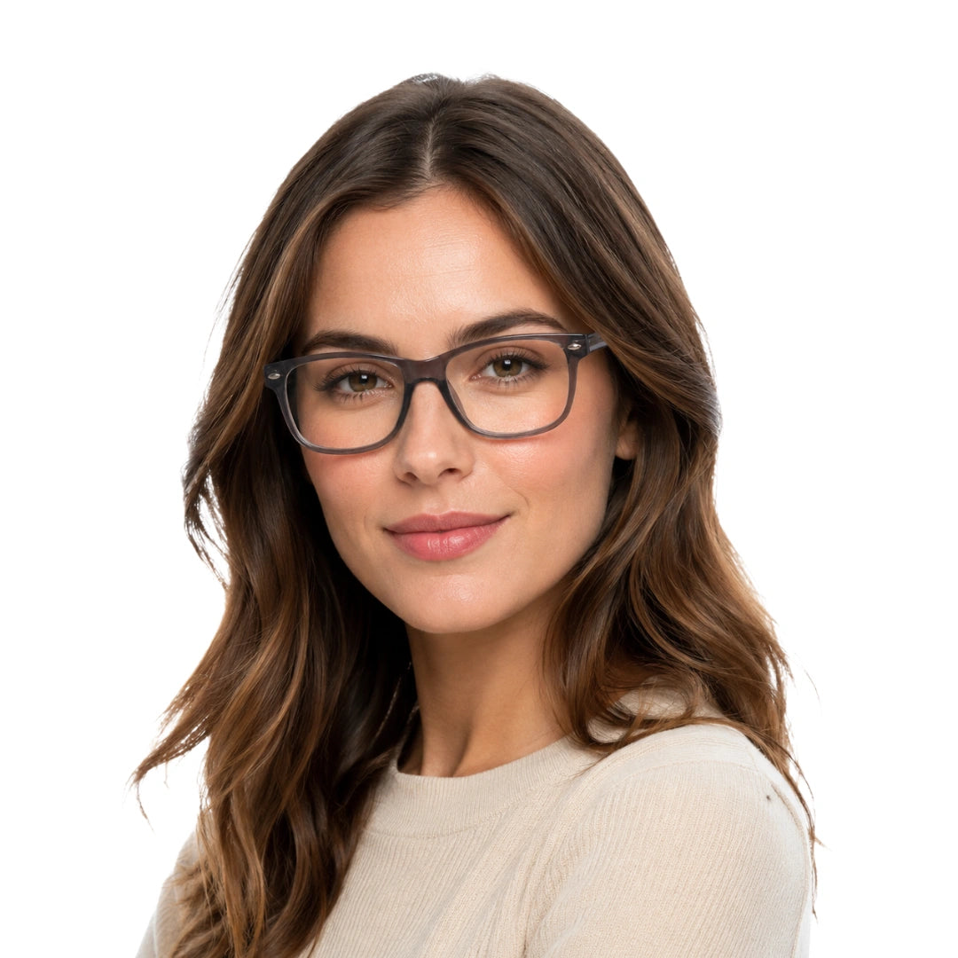 GREY JACK 1334 | Premium Rectangle Prescription Eyeglasses-zoom-6