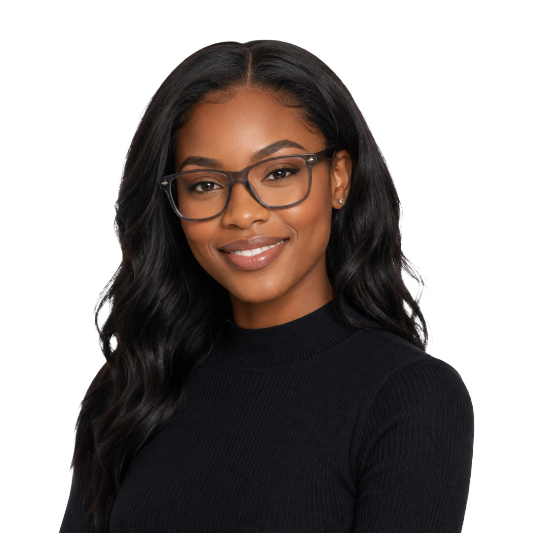 GREY JACK 1334 | Premium Rectangle Prescription Eyeglasses-zoom-8
