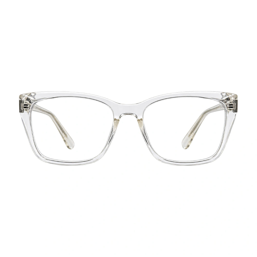 GREY JACK 1336 | Versatile Soft Square Prescription Eyeglasses