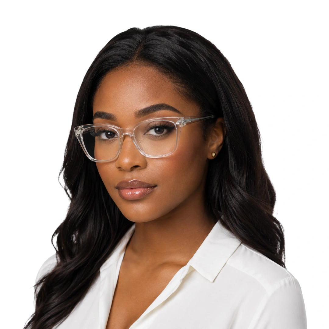 GREY JACK 1336 | Versatile Soft Square Prescription Eyeglasses-zoom-7