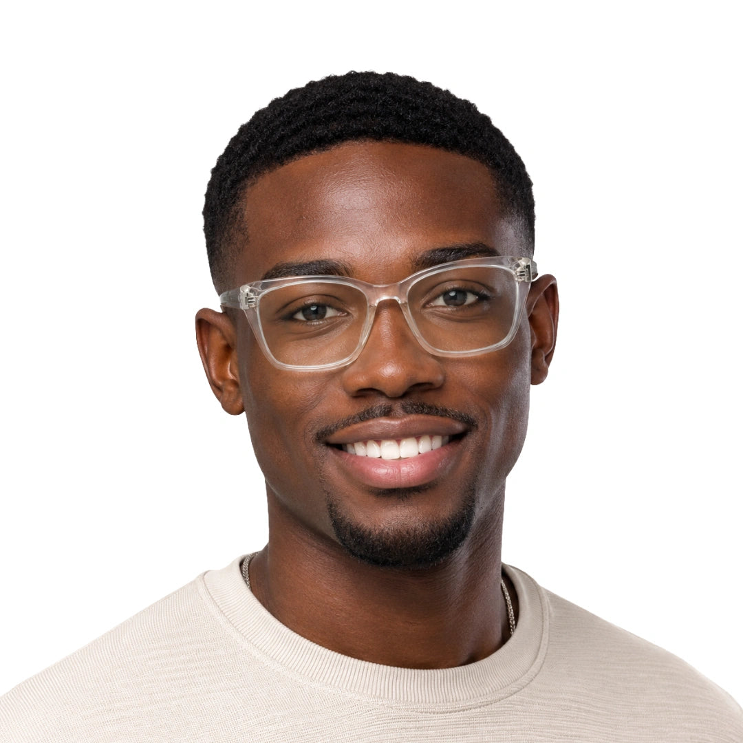 GREY JACK 1336 | Versatile Soft Square Prescription Eyeglasses-9