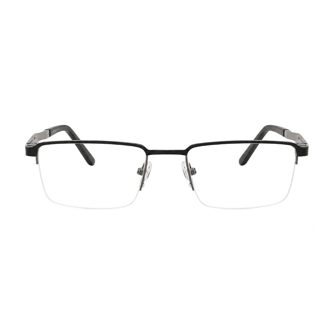 GREY JACK 58004 | Classic Half-Rim Rectangle Eyeglasses-zoom-10
