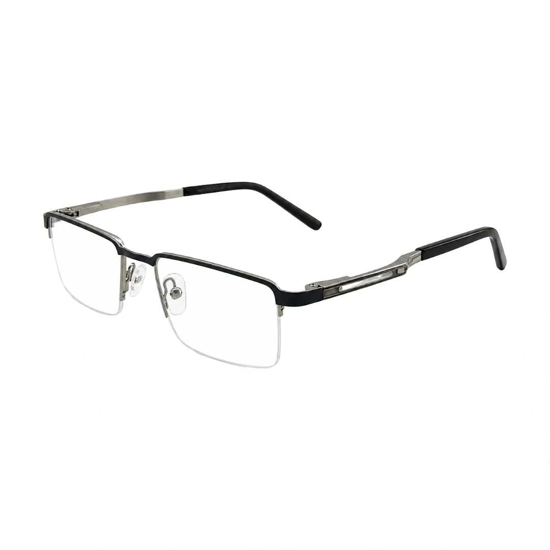 GREY JACK 58004 | Classic Half-Rim Rectangle Eyeglasses-zoom-11