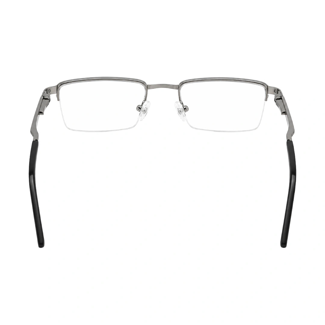 GREY JACK 58004 | Classic Half-Rim Rectangle Eyeglasses-13