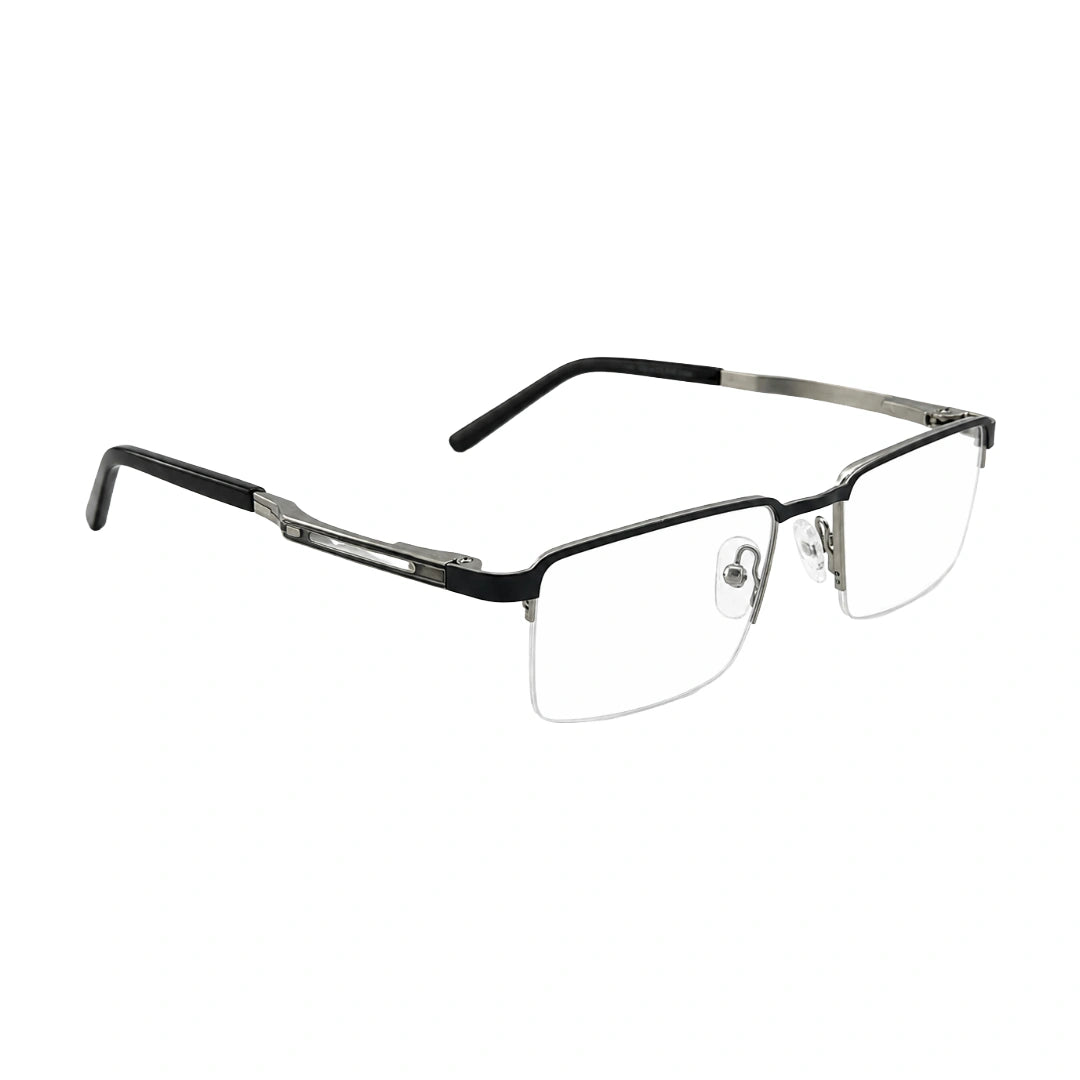 GREY JACK 58004 | Classic Half-Rim Rectangle Eyeglasses-14