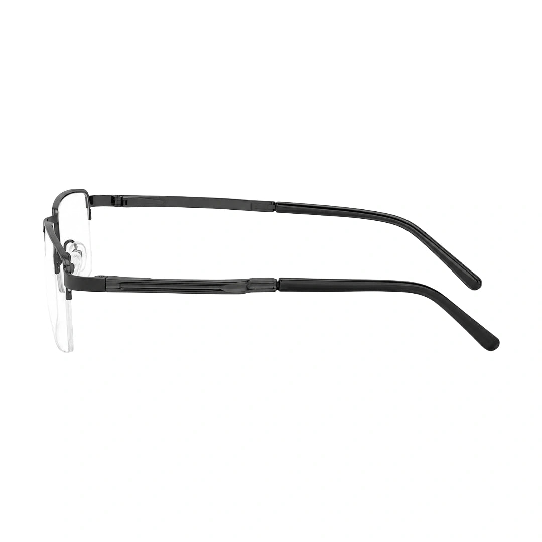 GREY JACK 58004 | Classic Half-Rim Rectangle Eyeglasses-zoom-3