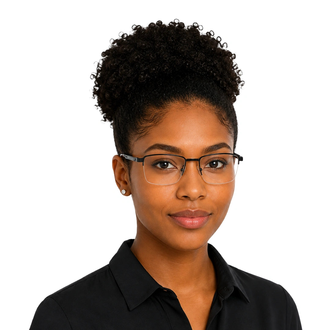 GREY JACK 58004 | Classic Half-Rim Rectangle Eyeglasses-zoom-6