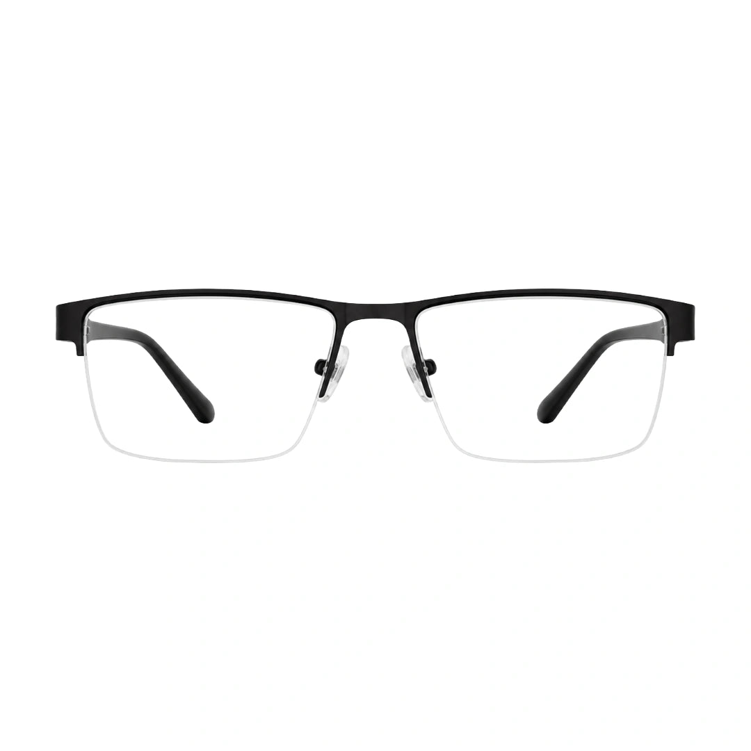 GREY JACK 58008 | Classic Semi-Rimless Rectangle Eyeglasses-1