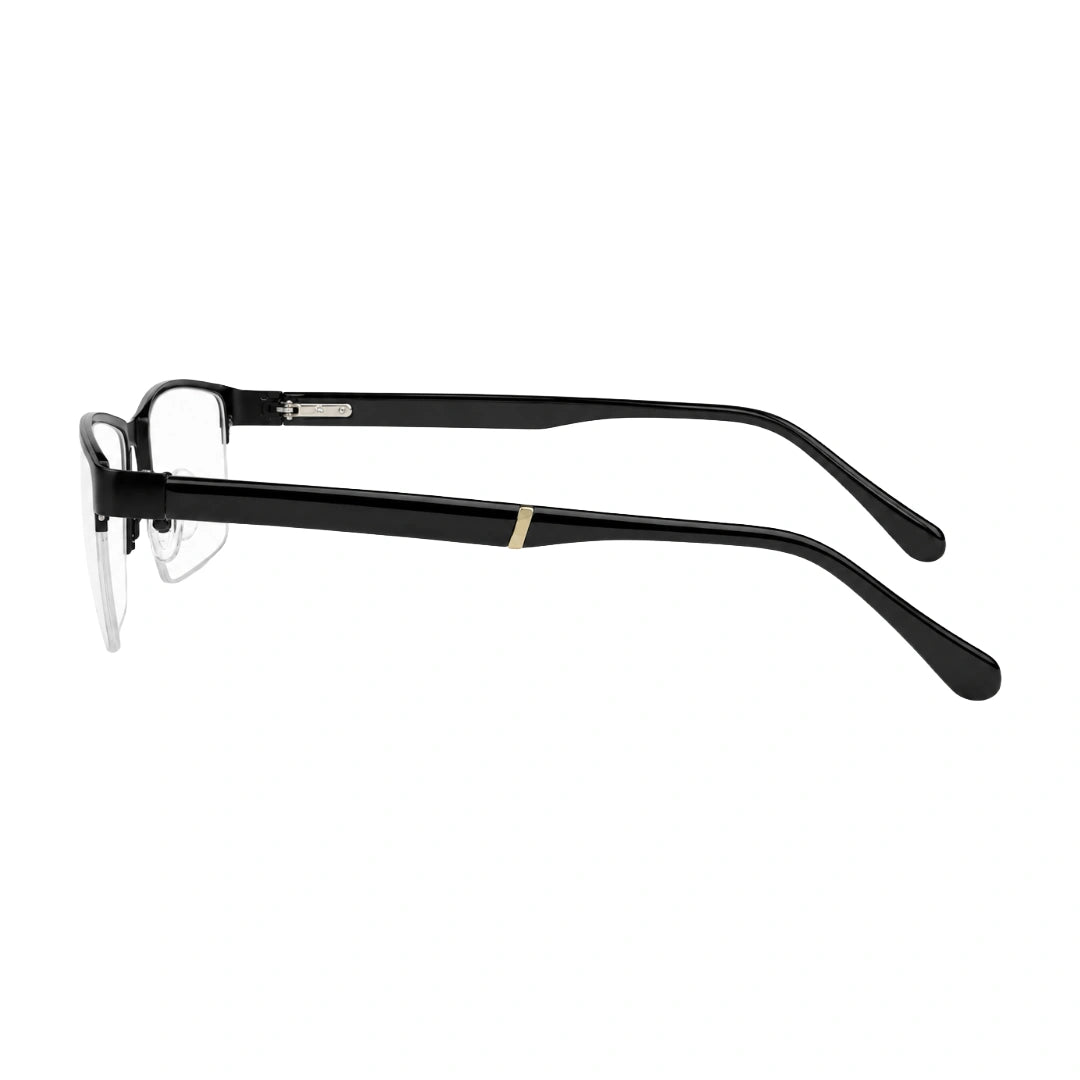 GREY JACK 58008 | Classic Semi-Rimless Rectangle Eyeglasses-zoom-3