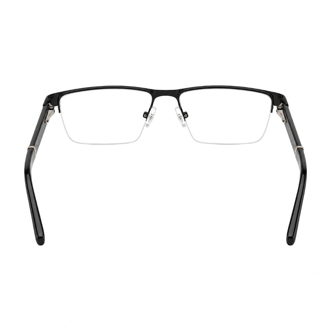 GREY JACK 58008 | Classic Semi-Rimless Rectangle Eyeglasses-zoom-4