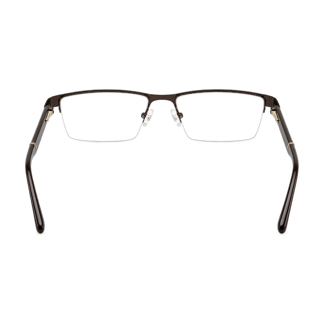 GREY JACK 58008 | Classic Semi-Rimless Rectangle Eyeglasses-zoom-14