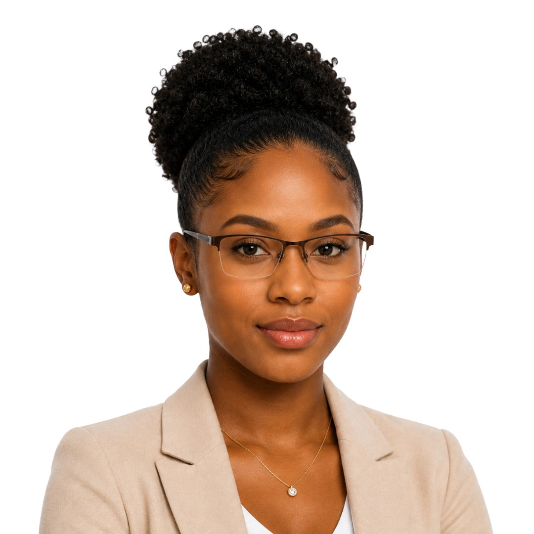 GREY JACK 58008 | Classic Semi-Rimless Rectangle Eyeglasses-zoom-17