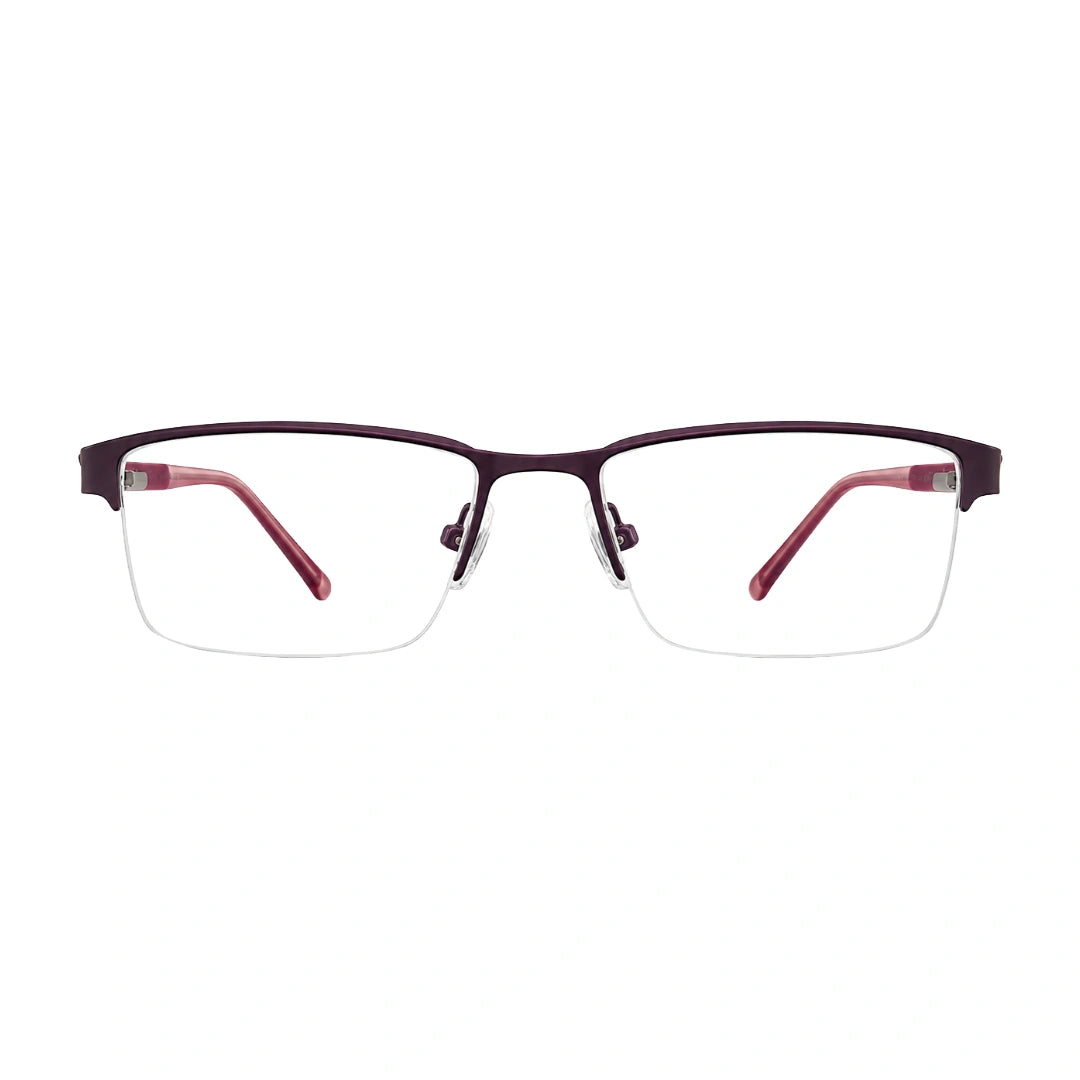 GREY JACK 58014 | Semi-Rimless Rectangle Eyeglasses-zoom-1