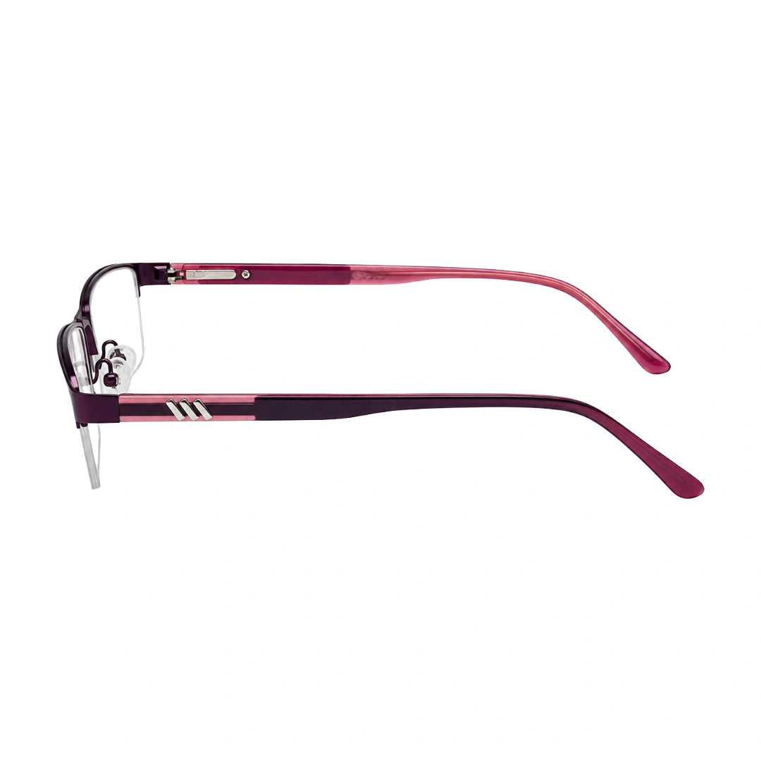 GREY JACK 58014 | Semi-Rimless Rectangle Eyeglasses-zoom-3