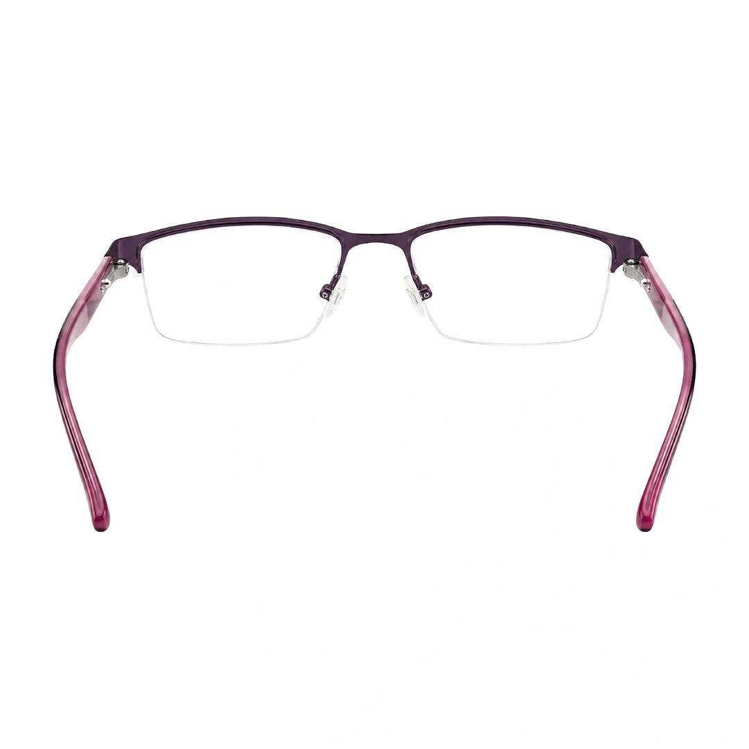 GREY JACK 58014 | Semi-Rimless Rectangle Eyeglasses-zoom-4