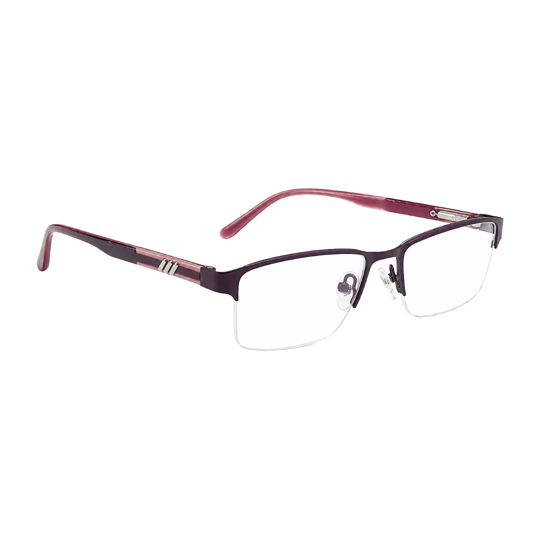 GREY JACK 58014 | Semi-Rimless Rectangle Eyeglasses-5