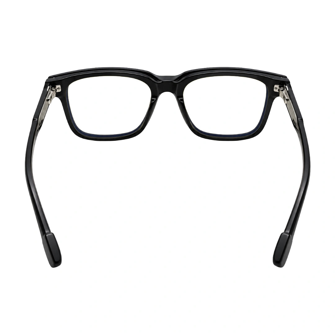 Grey Jack CL108 | Square Prescription Eyeglasses with 3 Clip-On Lenses-5
