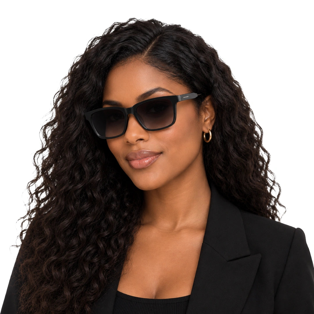 Grey Jack CL108 | Square Prescription Eyeglasses with 3 Clip-On Lenses-zoom-7