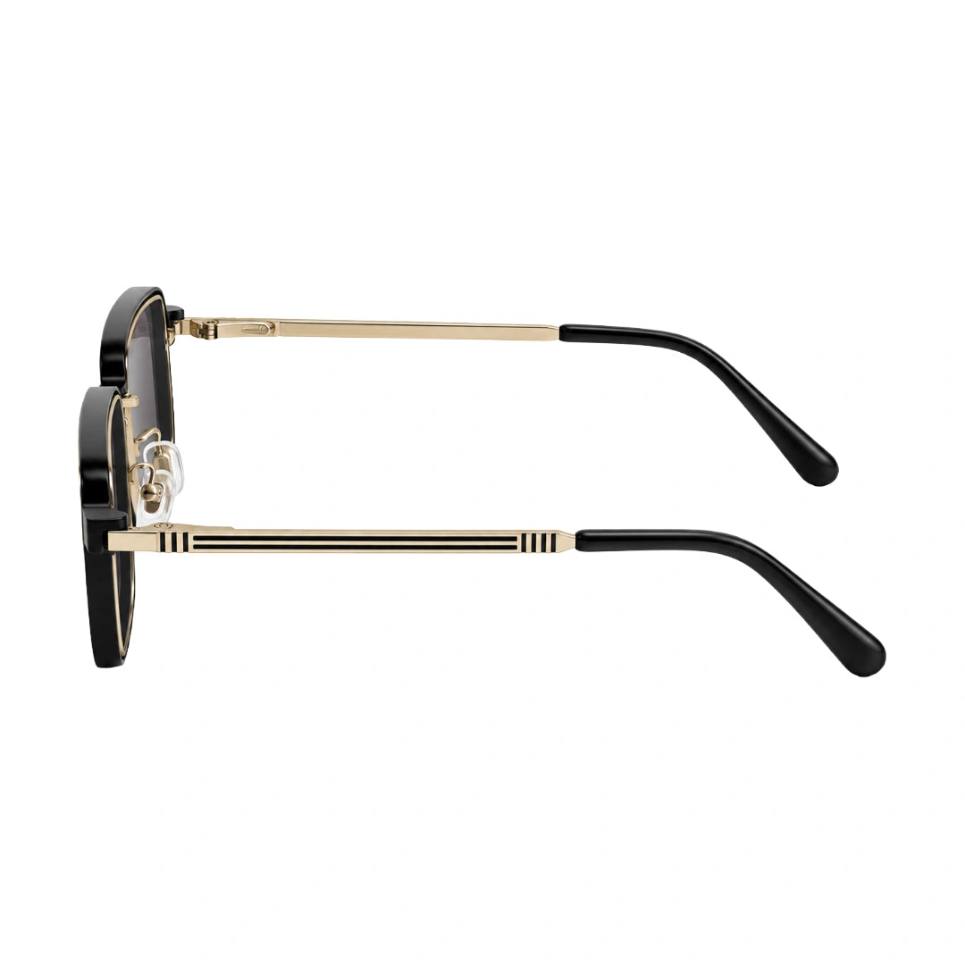 Grey Jack CL202 | Rectangular Prescription Eyeglasses with 3 Clip-On Lenses-zoom-4