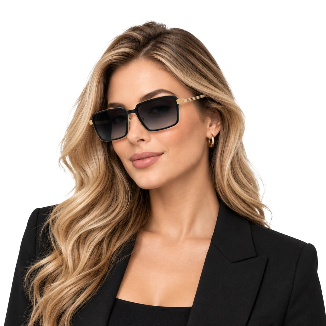 Grey Jack CL202 | Rectangular Prescription Eyeglasses with 3 Clip-On Lenses-zoom-7
