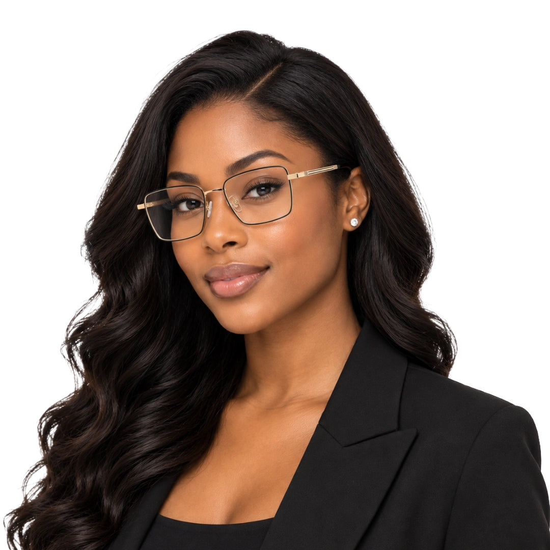 Grey Jack CL202 | Rectangular Prescription Eyeglasses with 3 Clip-On Lenses-zoom-9