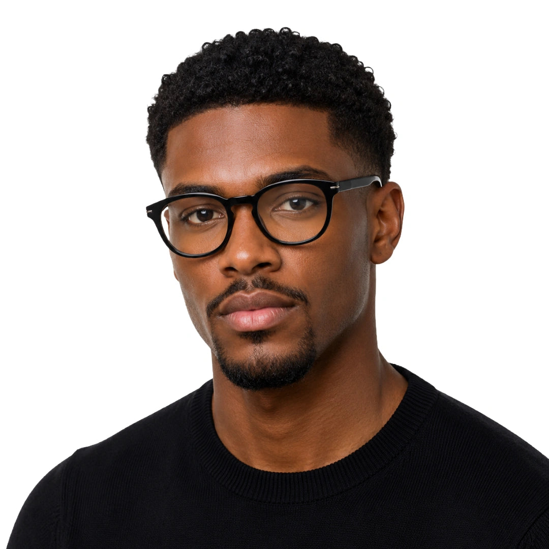 GREY JACK DB007 | Distinctive Round Optical Eyeglasses-9