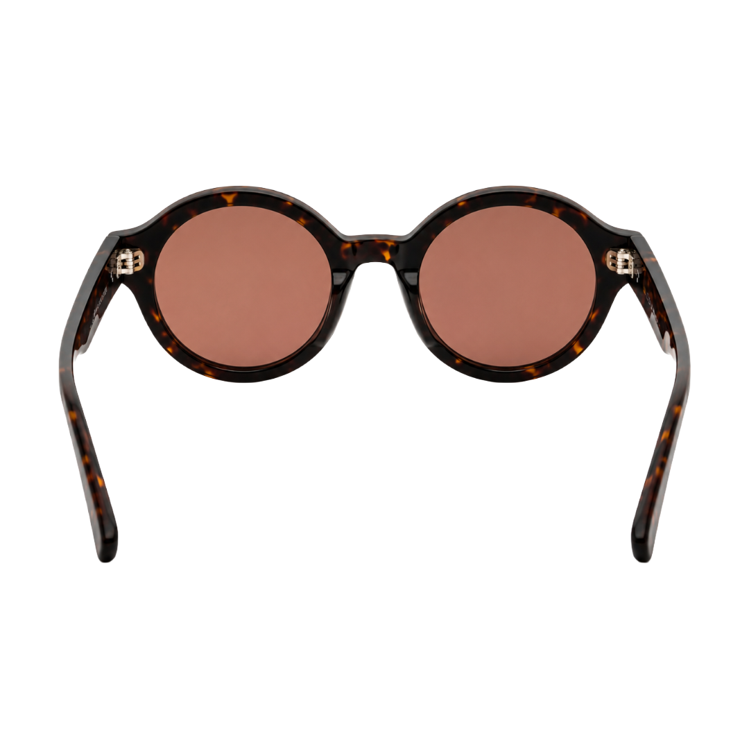 GAP GP009 Oversized Round Sunglasses – Havana / Brown Lens-zoom-4