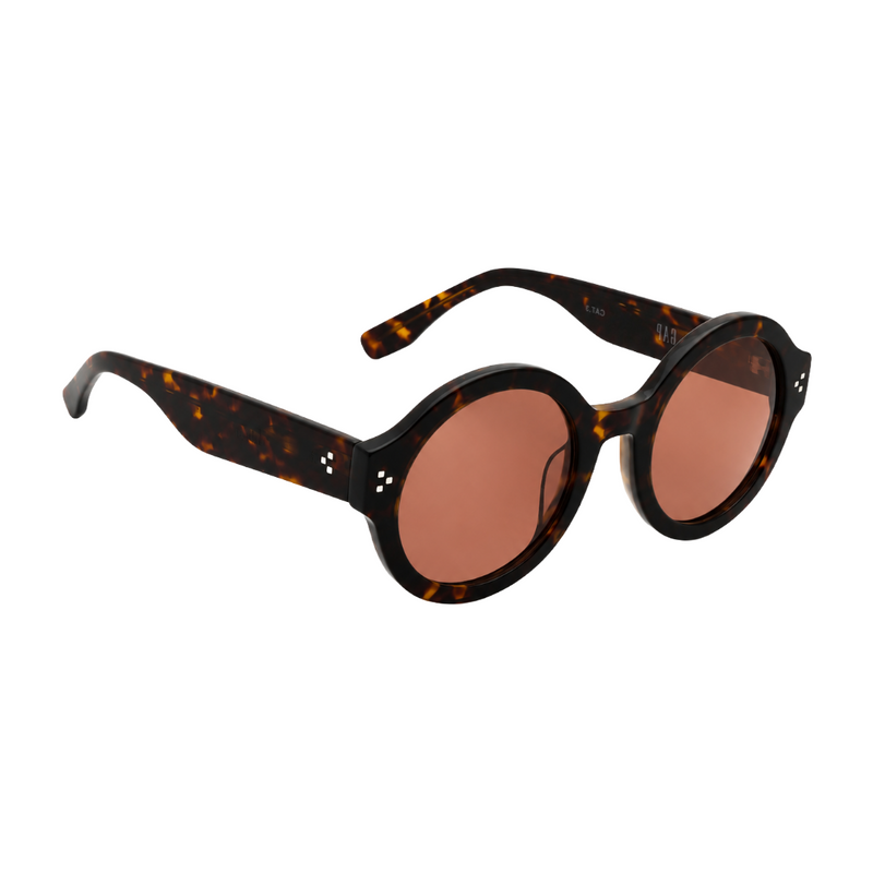 GAP GP009 Oversized Round Sunglasses – Havana / Brown Lens-zoom-