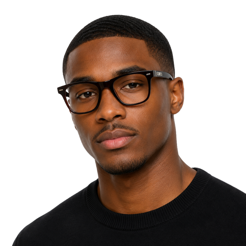 GT M1 | Modern Wayfarer Prescription Eyeglasses-zoom-