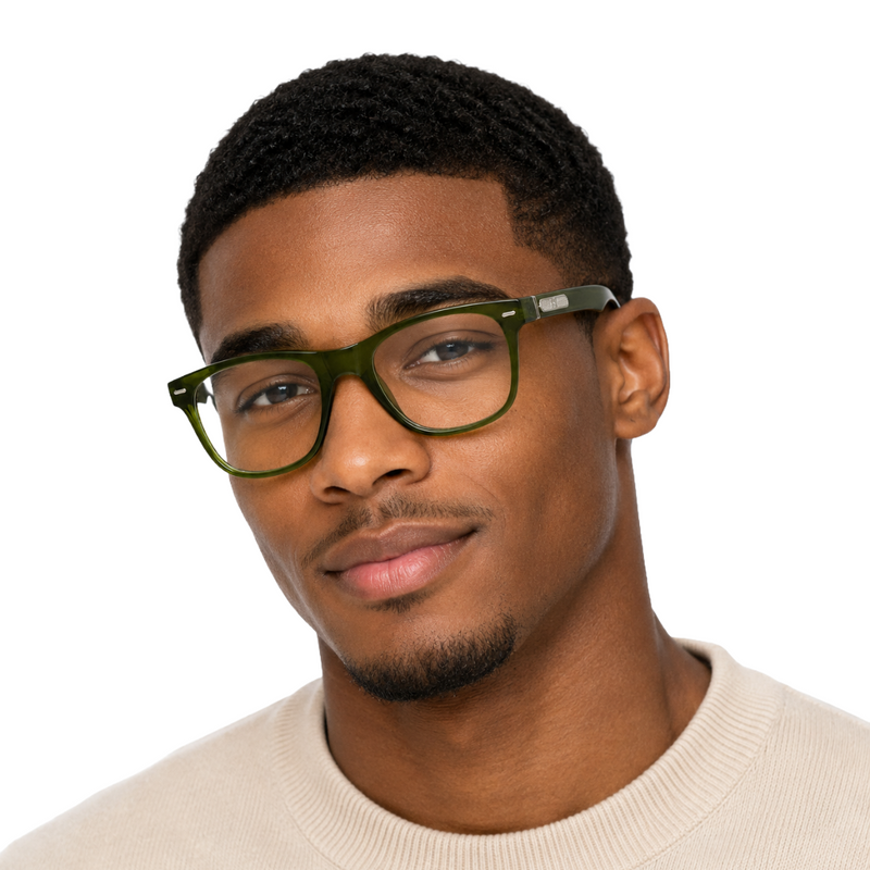 GT M1 | Modern Wayfarer Prescription Eyeglasses-zoom-