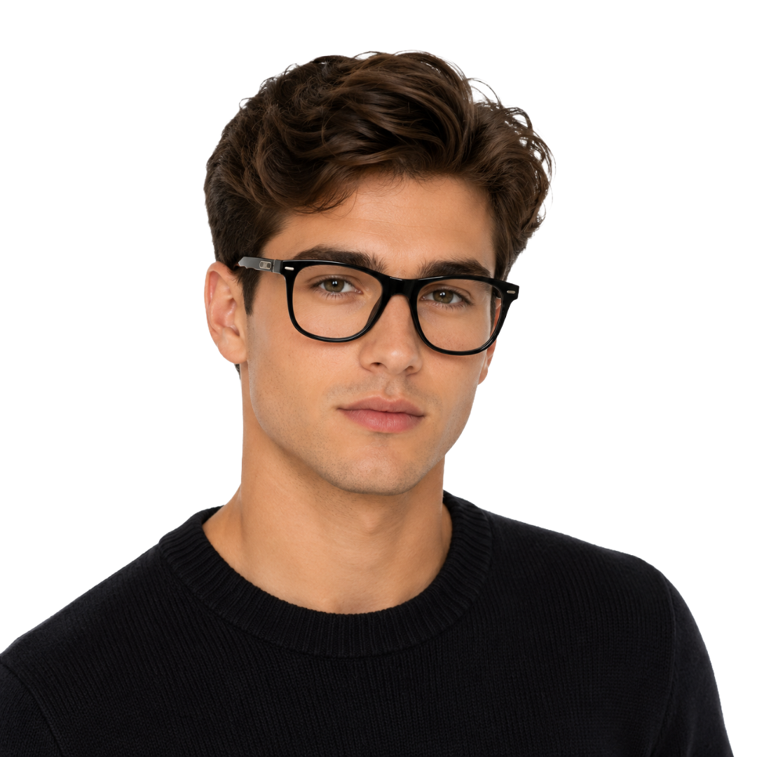 GT M1 | Modern Wayfarer Prescription Eyeglasses-8