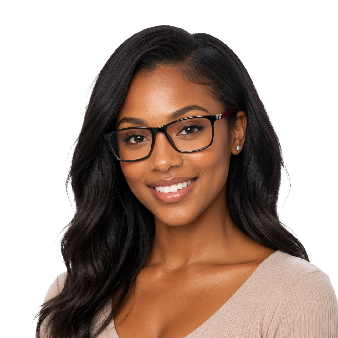 GT M23 | Polished Rectangular Prescription Eyeglasses-zoom-8
