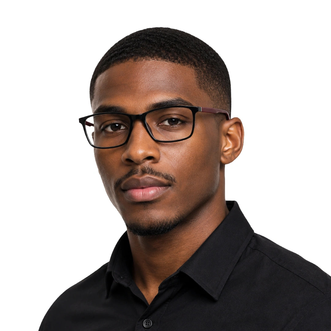 GT M23 | Polished Rectangular Prescription Eyeglasses-zoom-9