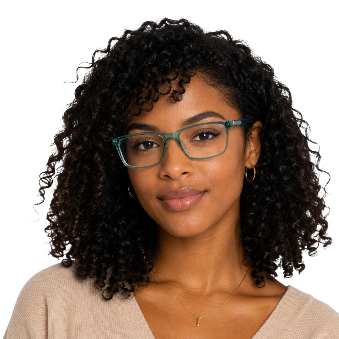 GT M28 | Clear-Finish Rectangle Prescription Frame-6