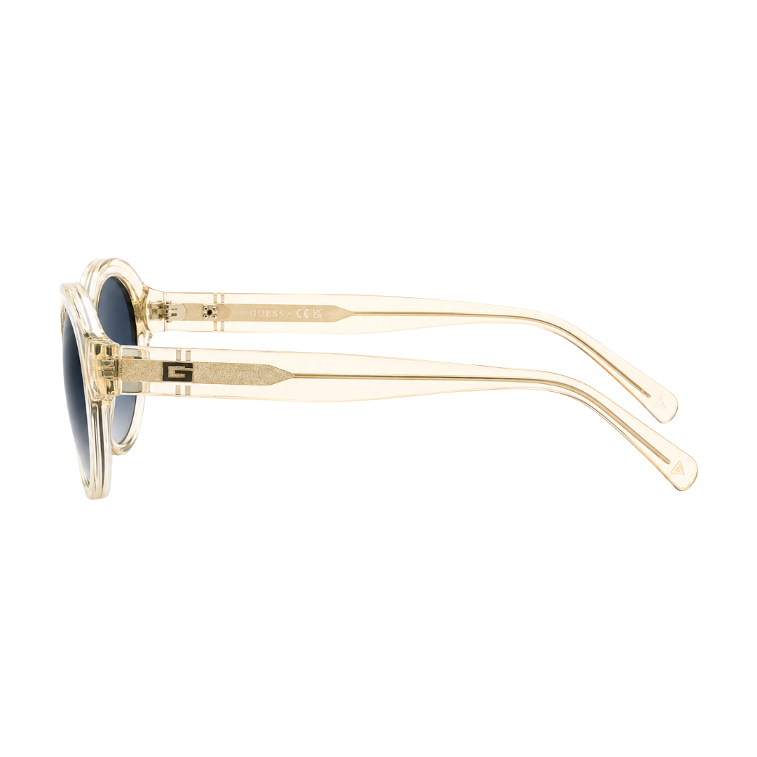 Guess GU00205 Round Sunglasses – Crystal Yellow Frame / Blue Gradient Lens-zoom-3