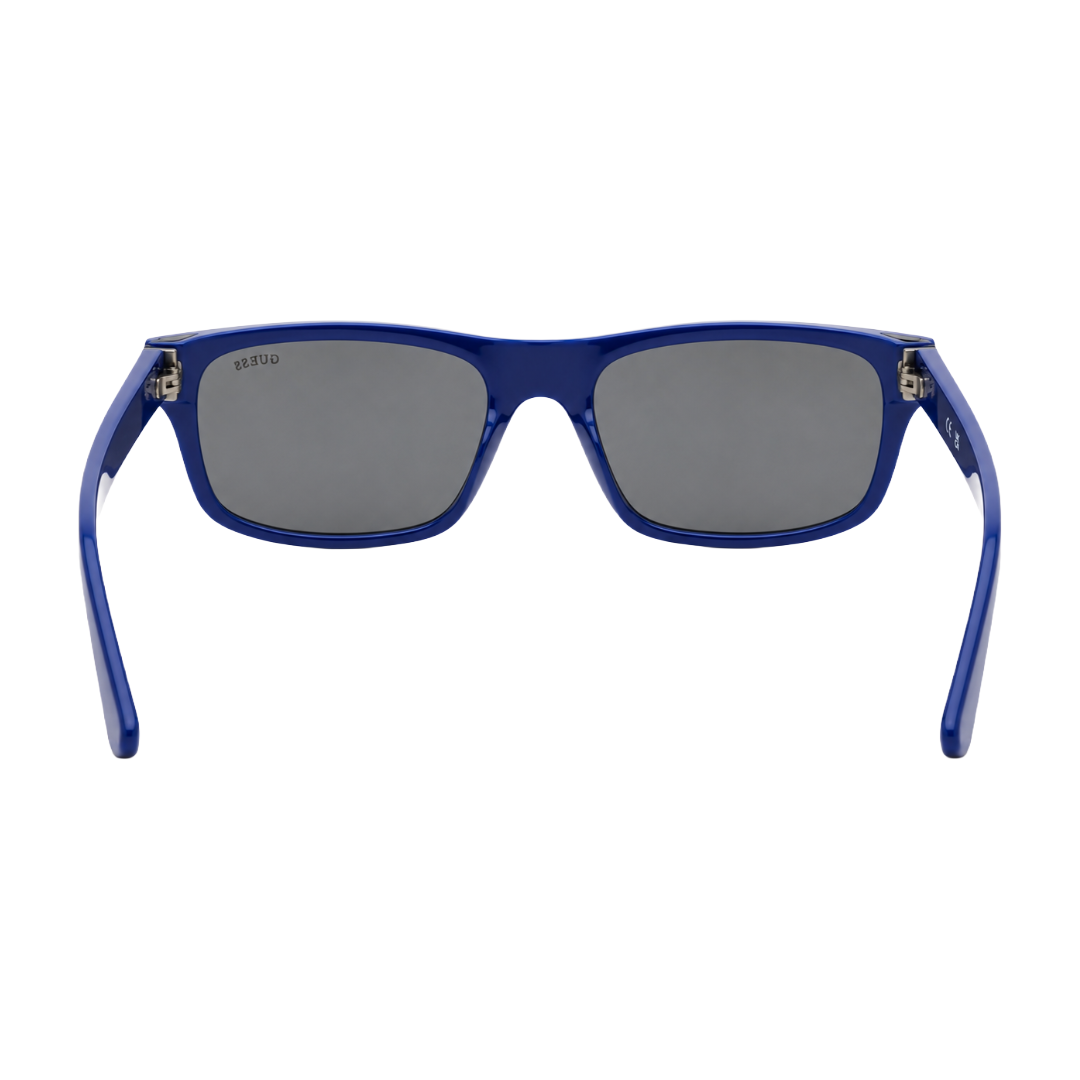 Guess GU00276 Rectangular Sunglasses – Blue Frame / Smoke Lens-zoom-4