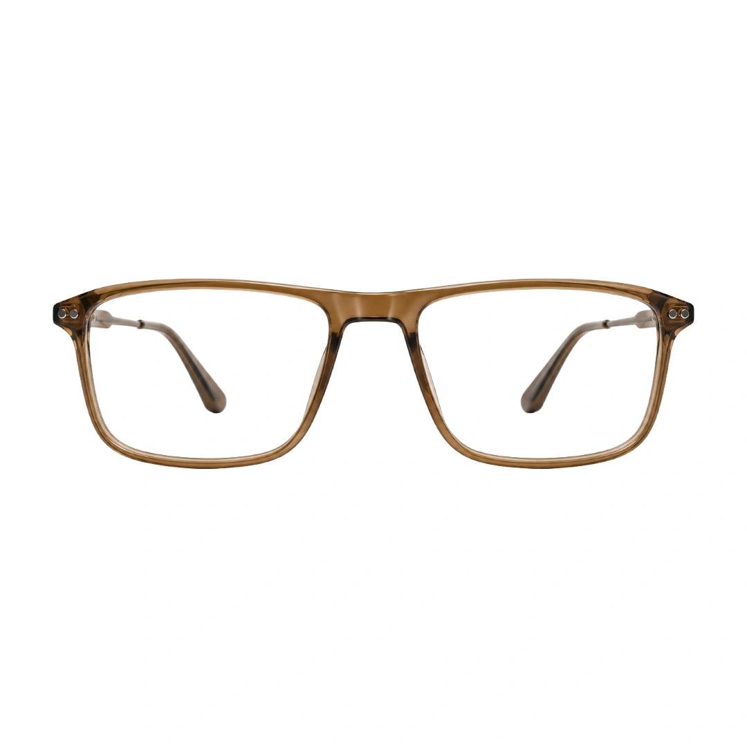 Zoe Miller HIT404 | Structured Rectangle Eyeglasses with Sun Clip-41