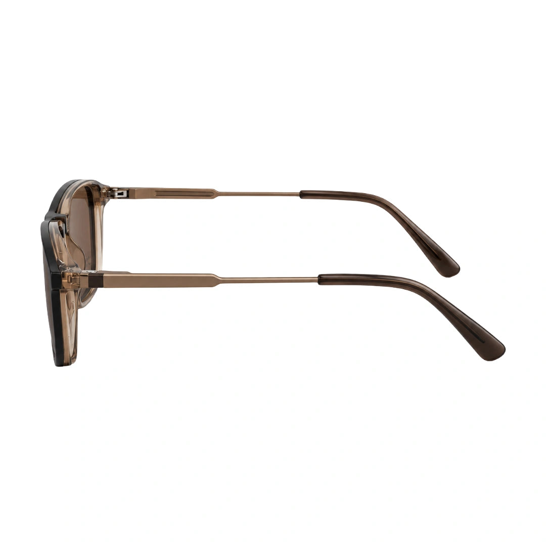 Zoe Miller HIT404 | Structured Rectangle Eyeglasses with Sun Clip-zoom-44
