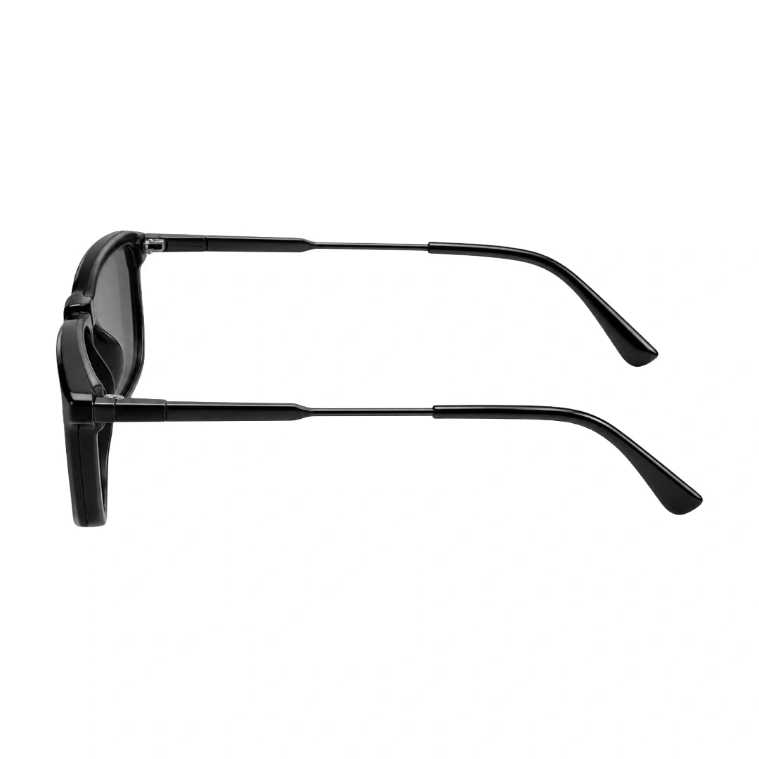 Zoe Miller HIT404 | Structured Rectangle Eyeglasses with Sun Clip-14