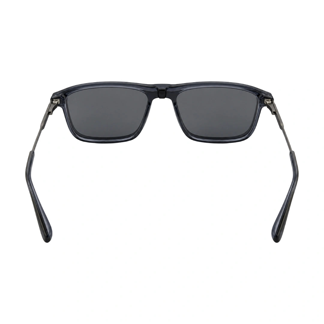 Zoe Miller HIT404 | Structured Rectangle Eyeglasses with Sun Clip-25