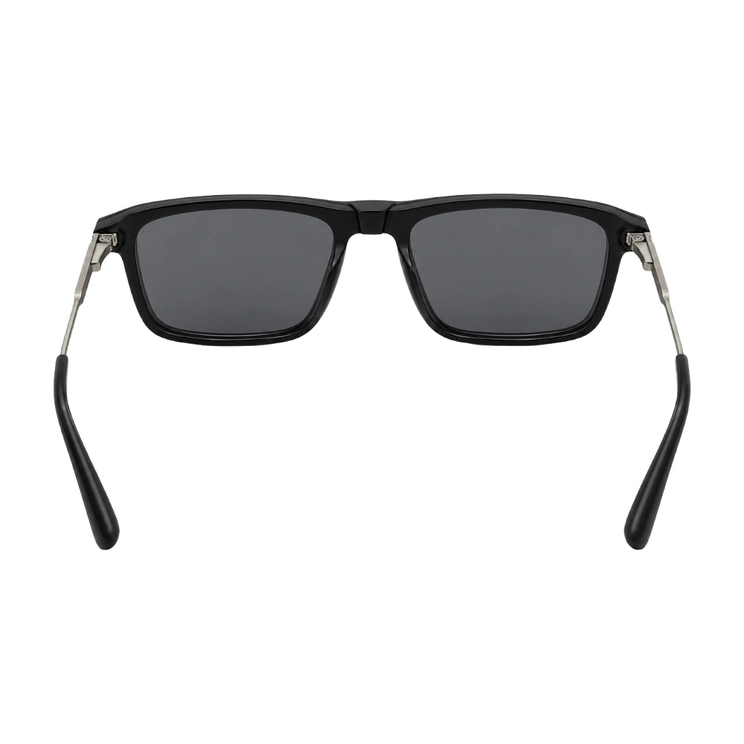 Zoe Miller HIT404 | Structured Rectangle Eyeglasses with Sun Clip-35