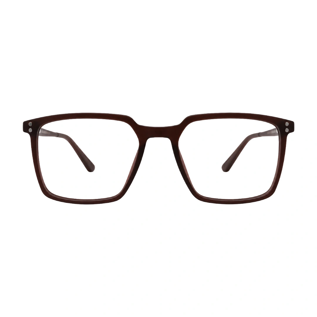 Zoe Miller HIT407 | Travel-Ready Square Clip-On Eyeglasses