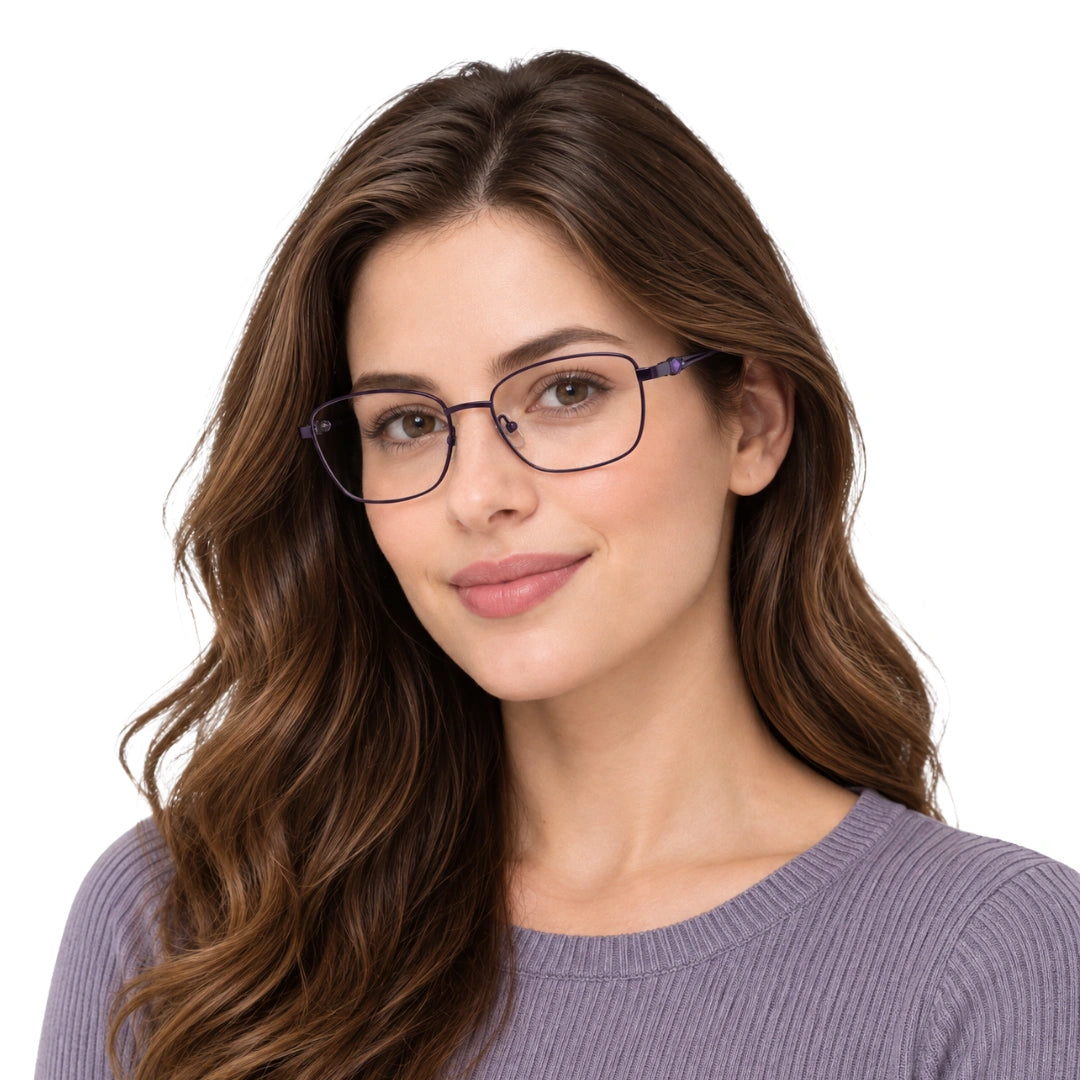 HEART 252105 | Lightweight Square Prescription Eyeglasses-6