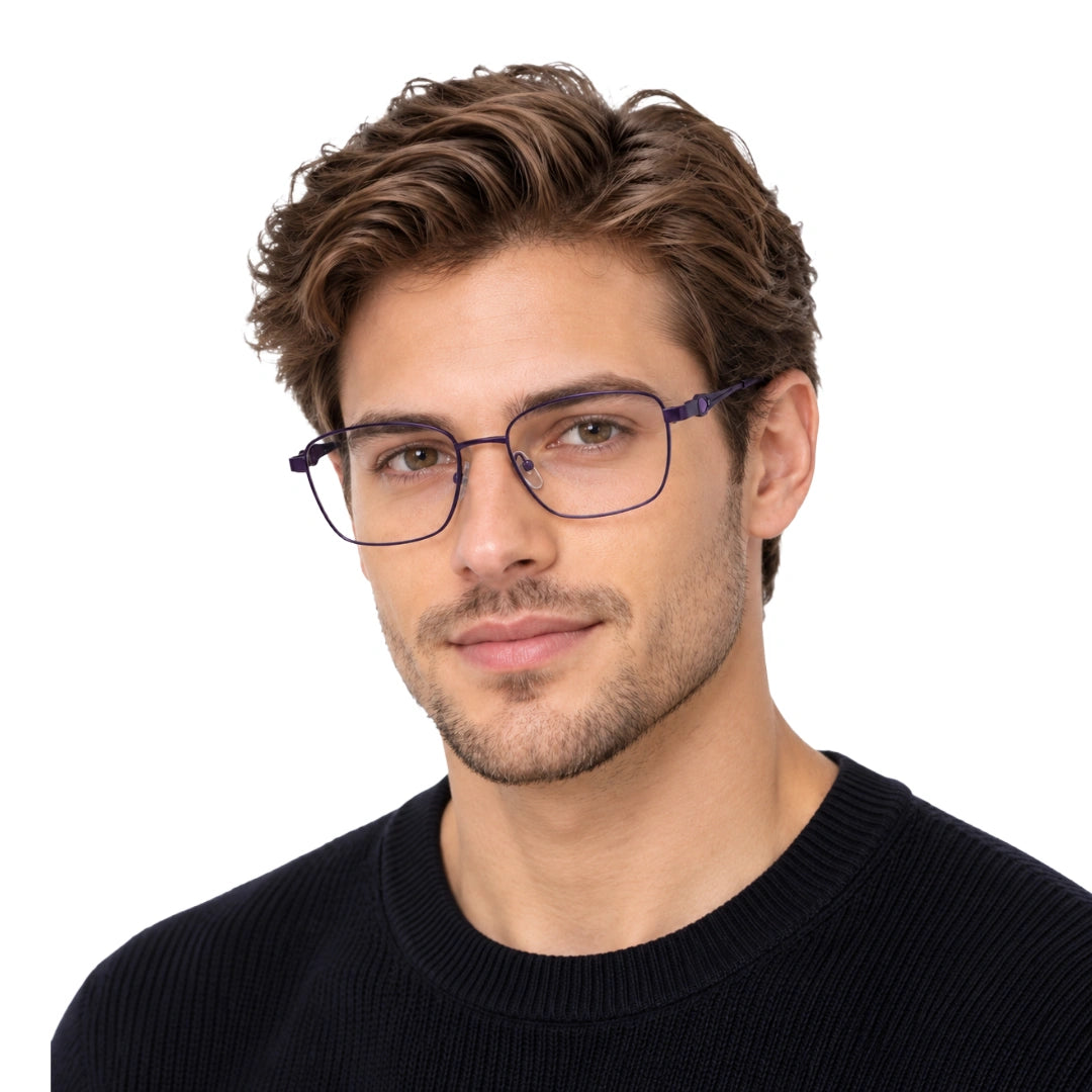 HEART 252105 | Lightweight Square Prescription Eyeglasses-7