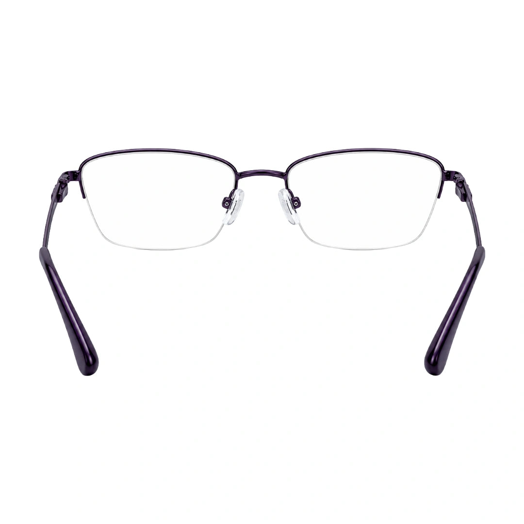 HEART 252107 | Clean-Line Rectangle Half-Rim Optical Eyeglasses-zoom-4