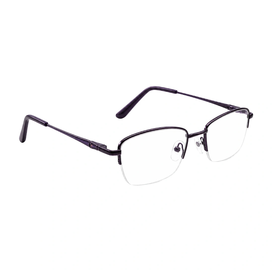 HEART 252107 | Clean-Line Rectangle Half-Rim Optical Eyeglasses-zoom-5