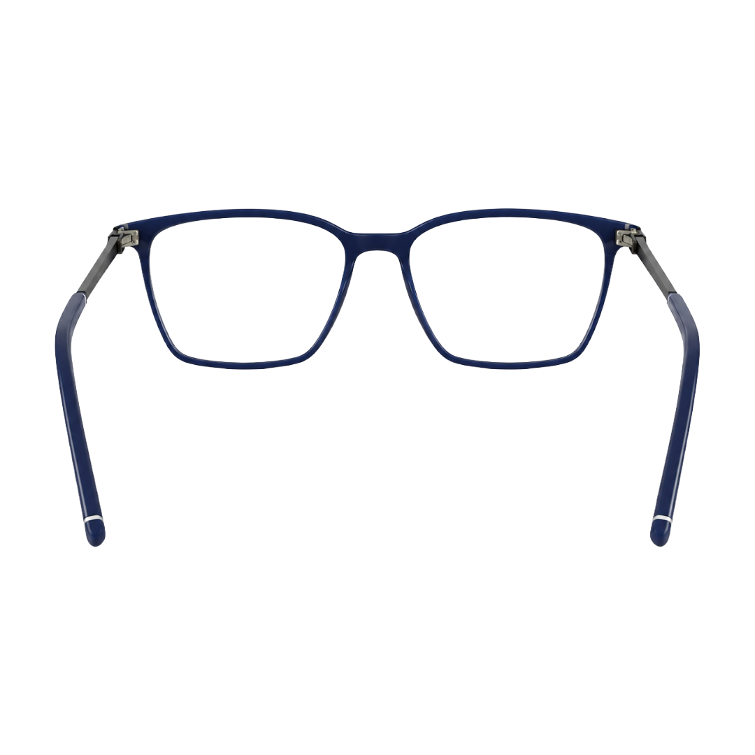 Zoe Miller Iconic Collection – ICN 3554 Square Optical Frame | Matt Blue-4