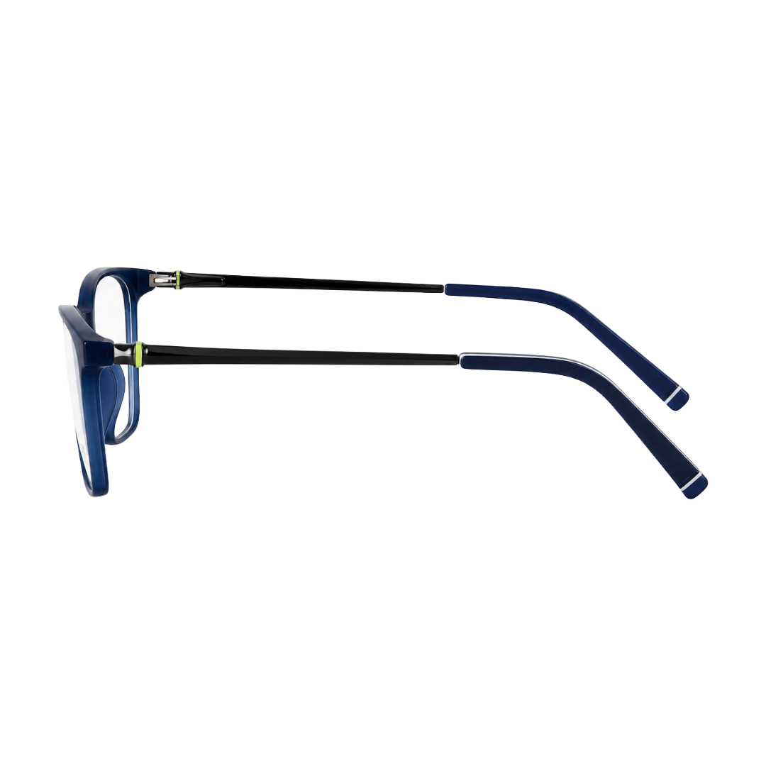 Zoe Miller Iconic Collection – ICN 3554 Square Optical Frame | Matt Blue-zoom-3
